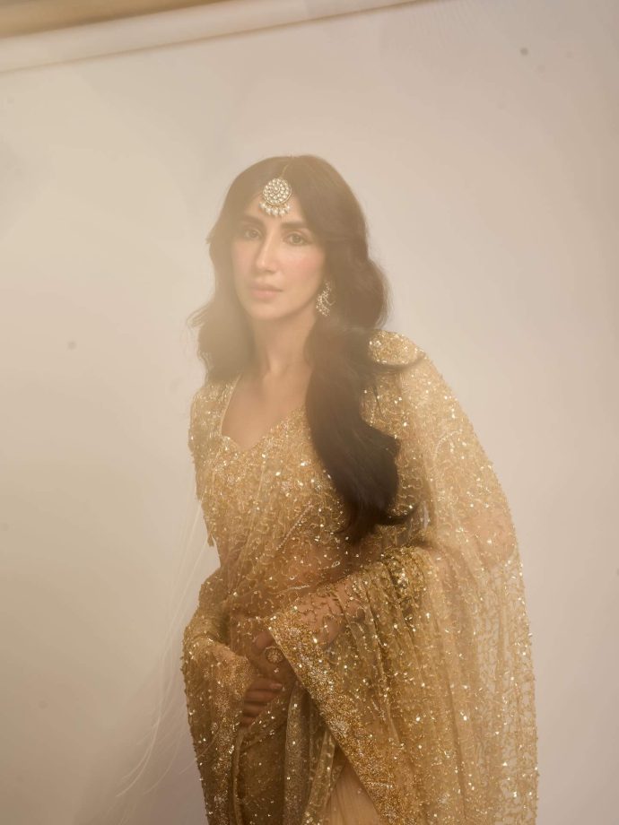 Parul Gulati Shines in a Gold Saree and Keeps It Simple Yet Stunning 992609