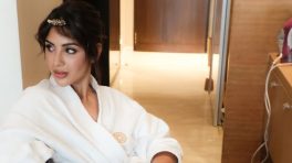 [Photos] Samyuktha Menon's Unseen Bathrobe Moments Go Viral As She Keeps It Cool Before Glam Time