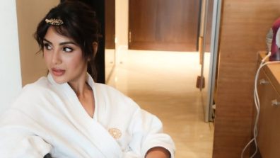 [Photos] Samyuktha Menon’s Unseen Bathrobe Moments Go Viral As She Keeps It Cool Before Glam Time