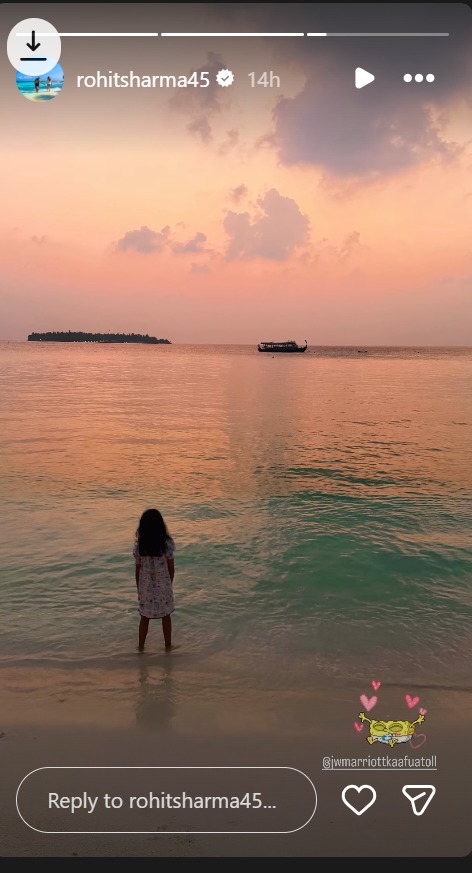 Rohit Sharma’s Shirtless Maldives Vacation Photo Goes Viral, Fans Praise His Fitness Transformation 990375