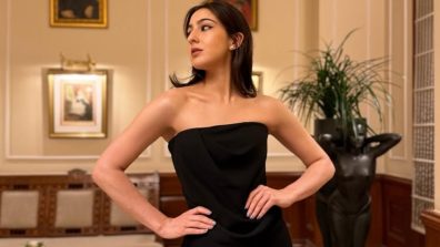 Sara Ali Khan Looks Elegant In A Classic Black Gown
