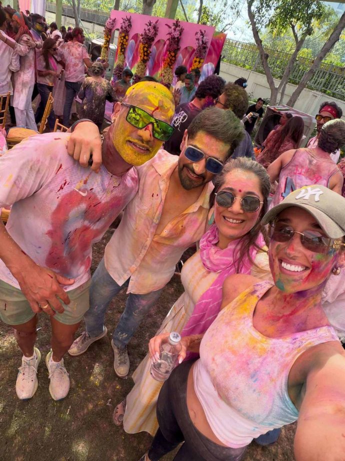 Shikhar Dhawan Celebrates Holi With Sophie: A Colorful, Fun-Filled Bash Full Of Style And Smiles 989498
