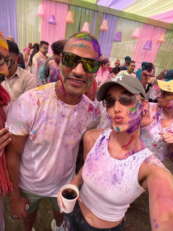 Shikhar Dhawan Celebrates Holi With Sophie: A Colorful, Fun-Filled Bash Full Of Style And Smiles 989499