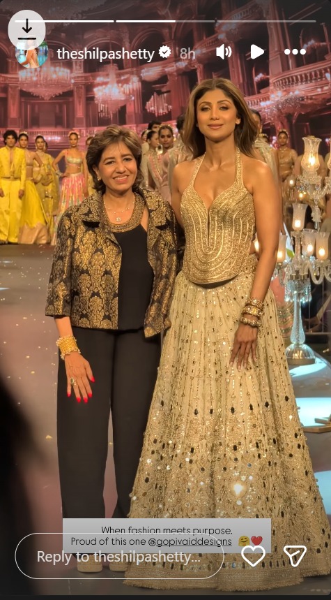 Shilpa Shetty Turns Showstopper For Gopi Vaid, Practices Pranayama Ahead Of Walking On The Runway 991093