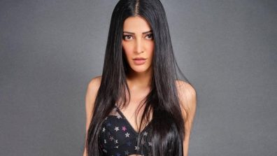 Shruti Haasan Owns Edgy Glam in Sheer Corset and Asymmetric Skirt