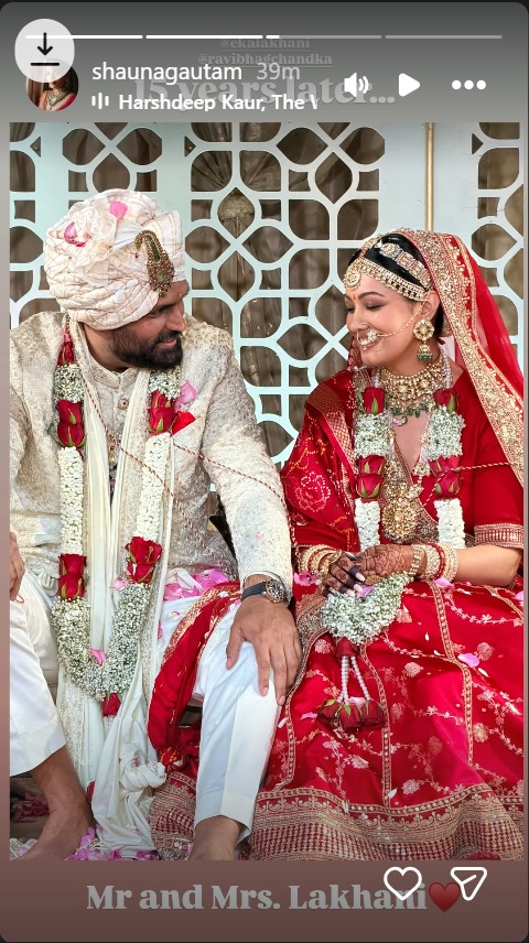 Sitaare Zameen Par Producer Ravi Bhagchandka Marries Eka Lakhani - See 1st Glimpse Here! 990918