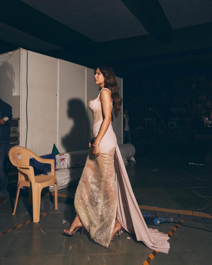 Sonam Bajwa Stuns In Shimmering Corset Gown, Serves Bold Glamour With Elegant Silhouette 990755