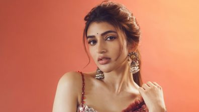 Sreeleela Keeps It Classic Yet Chic In Saree And Embellished Blouse