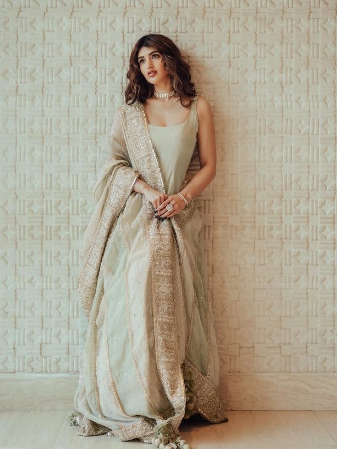 Sreeleela Looks Graceful in Elegant Pastel Lehenga, Serving Festive Fashion Goals 989893