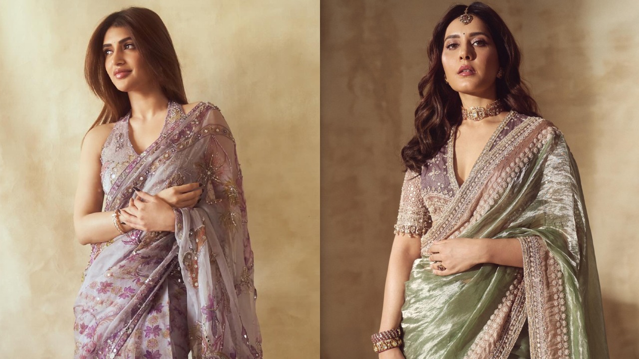 Sreeleela to Raashii Khanna: South actresses serving stunning designer saree looks 990888