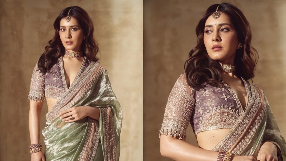 Sreeleela to Raashii Khanna: South actresses serving stunning designer saree looks 990875