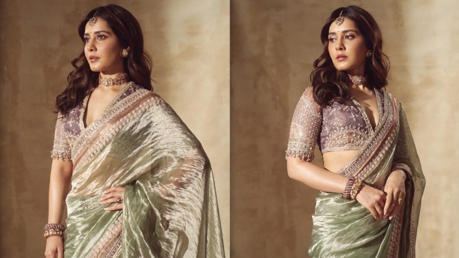 Sreeleela to Raashii Khanna: South actresses serving stunning designer saree looks 990876