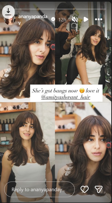 Summer Hair Goals! Ananya Panday Transforms Her Look With A Playful Bangs Haircut 991368