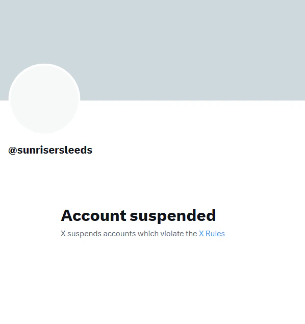 Sunrisers Leeds' X Account Suspended Amid Abrar Ahmed Signing Backlash 990700