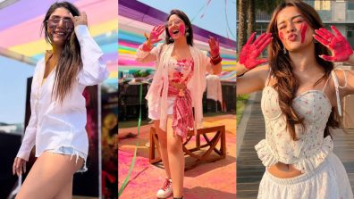 TV Celebs Holi 2026 Celebration Ft. Ashnoor Kaur, Avneet Kaur And Adrija Roy