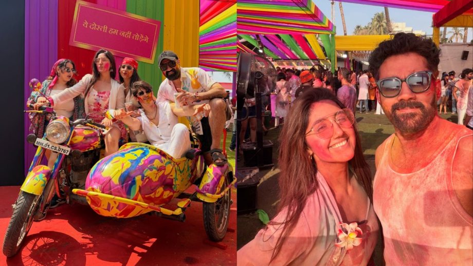 TV Celebs Holi 2026 Celebration Ft. Ashnoor Kaur, Avneet Kaur And Adrija Roy 989511