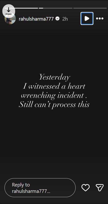 YRKKH's Rahul Sharma Reacts To 3 IIT-Bombay Students Car Accident Incident: 