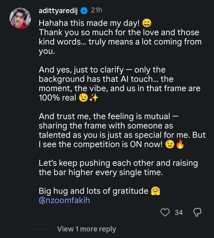 Anjum Fakih Teases Aditya Redij — 