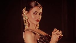 Priyanka Chahar Choudhary owns the spotlight in a regal black lehenga look