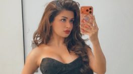 Avneet Kaur Keeps It Bold and Glam in a Black Strapless Dress