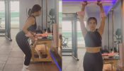 Bhumi Pednekar shows a jelly arms workout. Watch the video