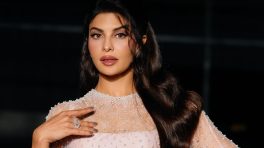 Jacqueline Fernandez keeps it soft and dreamy in a sheer blush ensemble