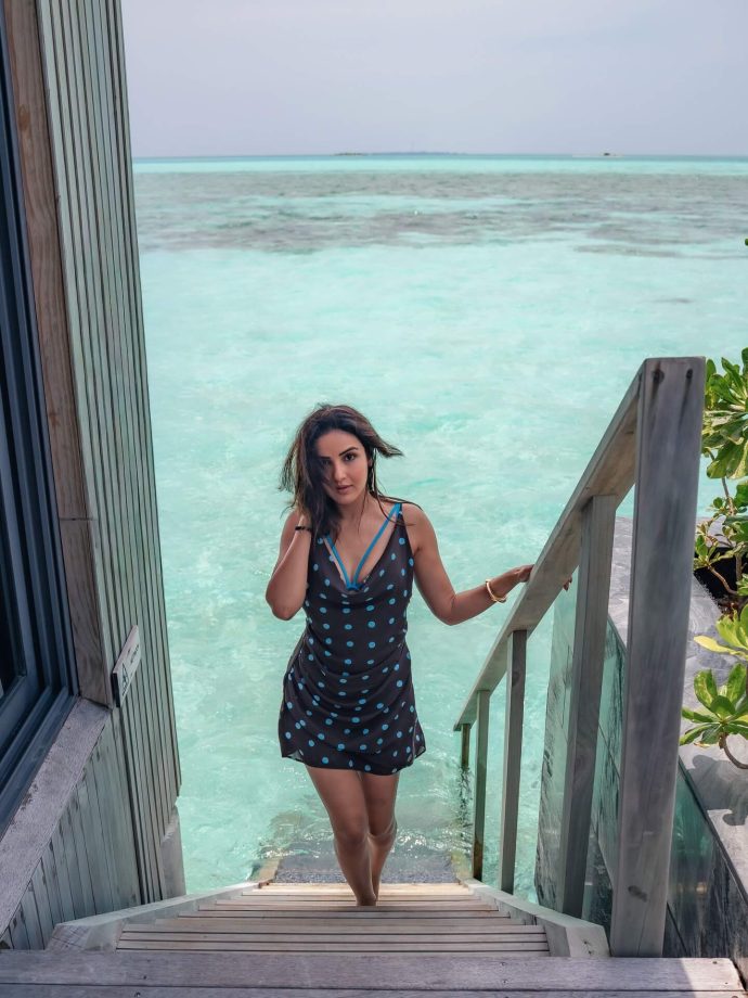 Jasmin Bhasin Sets Beach Style Goals In A Playful Polka Dot Dress 993729