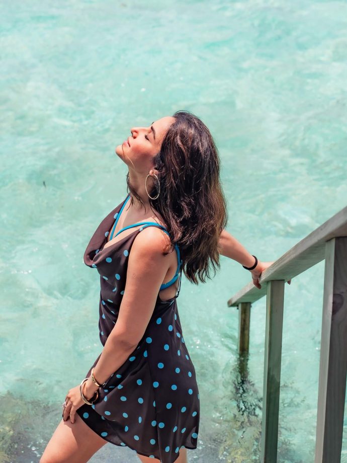 Jasmin Bhasin Sets Beach Style Goals In A Playful Polka Dot Dress 993731