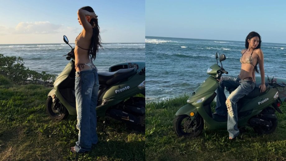 Jennie Kim brings effortless beach style in a bikini and a denim look 993517