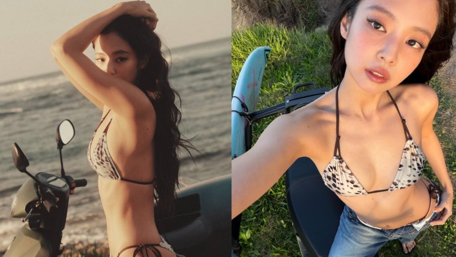 Jennie Kim brings effortless beach style in a bikini and a denim look 993515