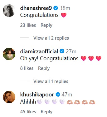 Karishma Tanna Announces Pregnancy With Husband Varun Bangera; Khushi Kapoor To Jasmin Bhasin React 993471