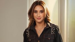 Krystle Dsouza sets a chic tone in a black embellished mini dress