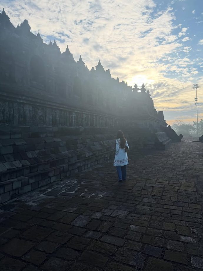 Malavika Mohanan finds calm and magic at Borobudur temple during sunrise visit 995912