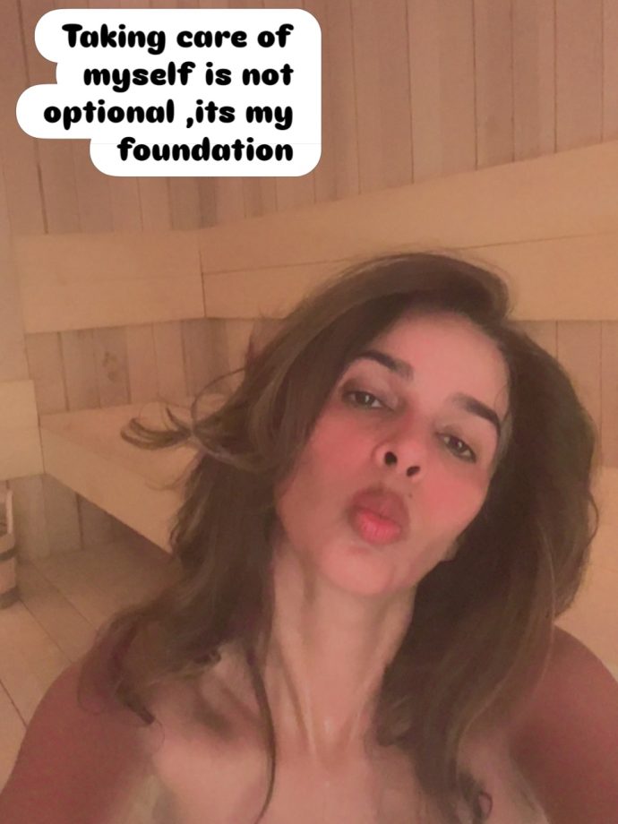 Mallika Sherawat embraces wellness in detox mode, shares cozy sauna moments in a bathrobe 995813