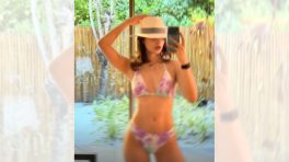 Manushi Chhillar Shows Off Floral Bikini Look in Stunning Vacation Mirror Selfie