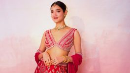 Medha Shankar Keeps It Bright and Festive in Red Lehenga