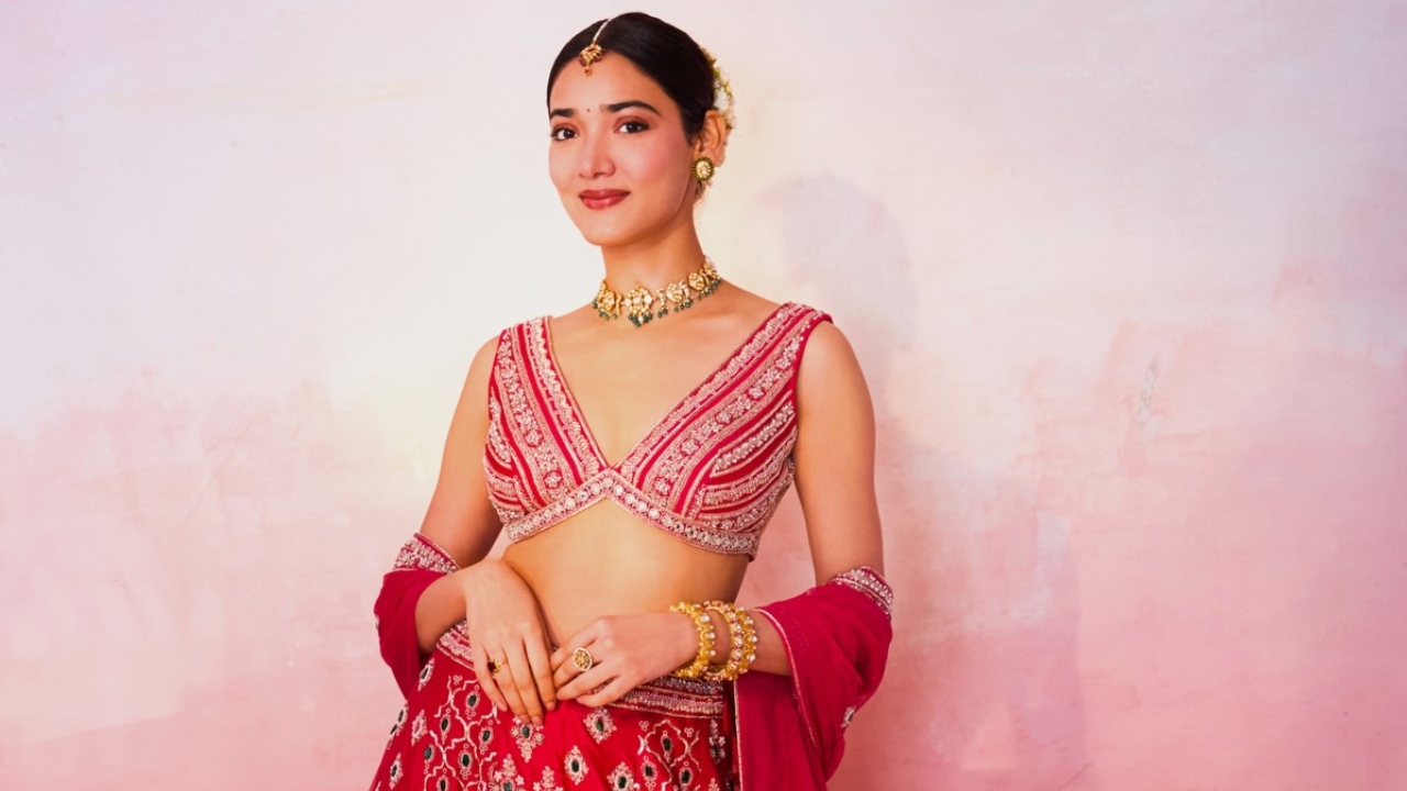 Medha Shankar Keeps It Bright and Festive in Red Lehenga 995305