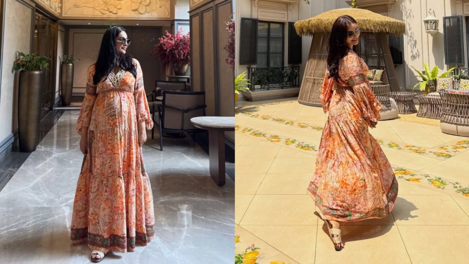 Mom-to-be Surbhi Jyoti Brings In Summer Charm In A Flowy Printed Dress, Flaunts Baby Bump 994817