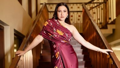 Mother Is Mothering! Gauahar Khan Stuns in a One-Shoulder Floral Gown After Welcoming Her Second Child