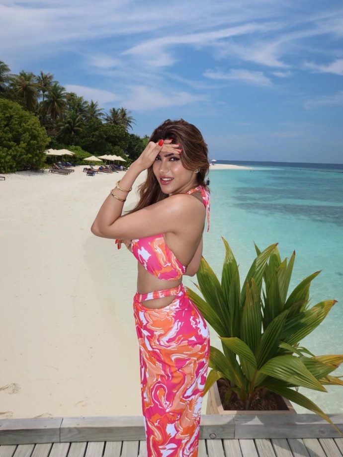 Nikki Tamboli Turns Up the Heat in a Bold Tropical Co-Ord Look 995392