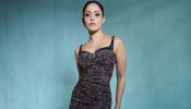 Nushrratt Bharuccha Keeps It Classy in a Black Bodycon Gown with Subtle Texture