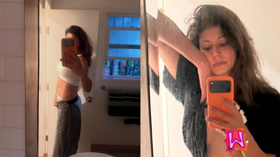Pooja Batra Flaunts Toned Abs at 49 in Mirror Selfie, Keeps It Real in Crop Top and Pants 995669