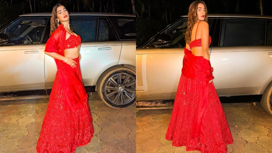 Pooja Hegde Brings Bold Red Looks—From Lehenga to Mini Dress, Your Style Guide 994479