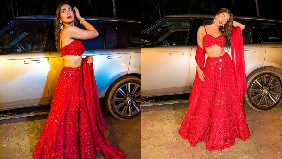 Pooja Hegde Brings Bold Red Looks—From Lehenga to Mini Dress, Your Style Guide 994480