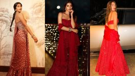 Pooja Hegde Brings Bold Red Looks—From Lehenga to Mini Dress, Your Style Guide
