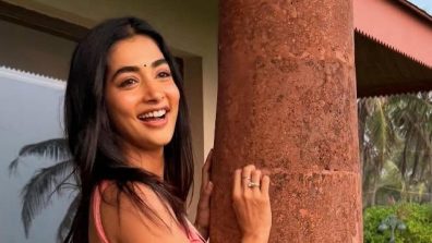 Pooja Hegde Shares Mangalore Trip Moments in Pink Saree, Gives a Glimpse of Food, Beach, and Temple Visit