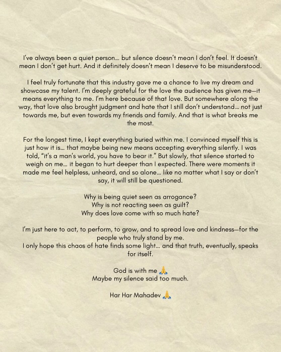 Rishita Kothari's rumored BF Mridul Meena BREAKS SILENCE on Parth Samthaan controversy 995204