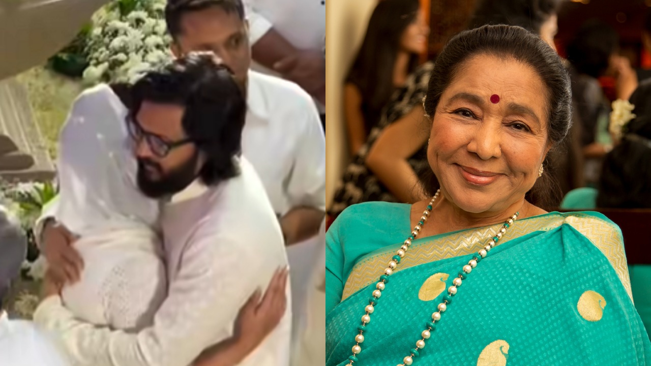 Riteish Deshmukh Pays Emotional Tribute To Asha Bhosle, Consoles Zanai Bhosle 994181