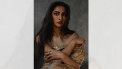 Rukmini Vasanth Embraces Timeless Elegance in Gold