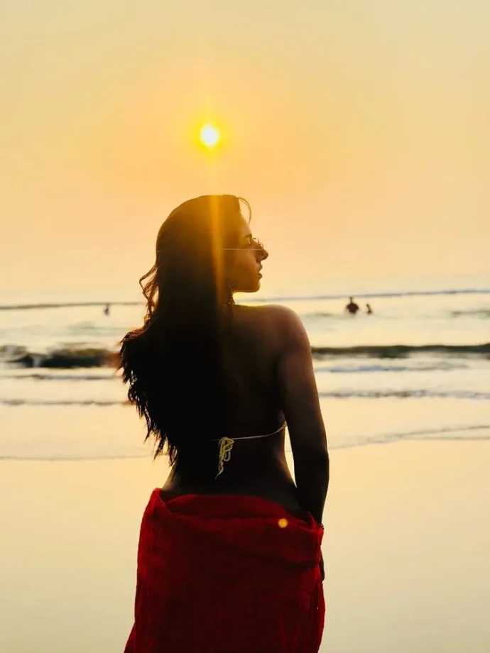 Vishnu Priya Owns Beach Fashion with Crochet Bikinis and Floral Mini Dresses 994377